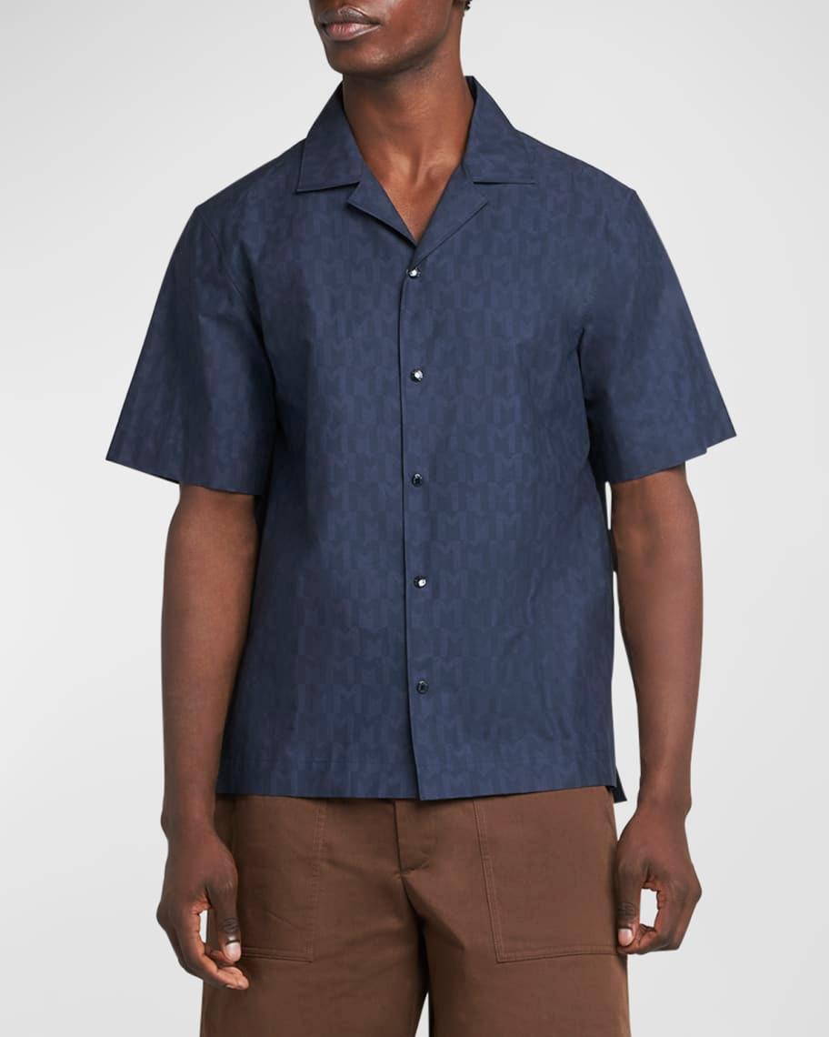 Mens Monogram Poplin Camp Shirt Product Image