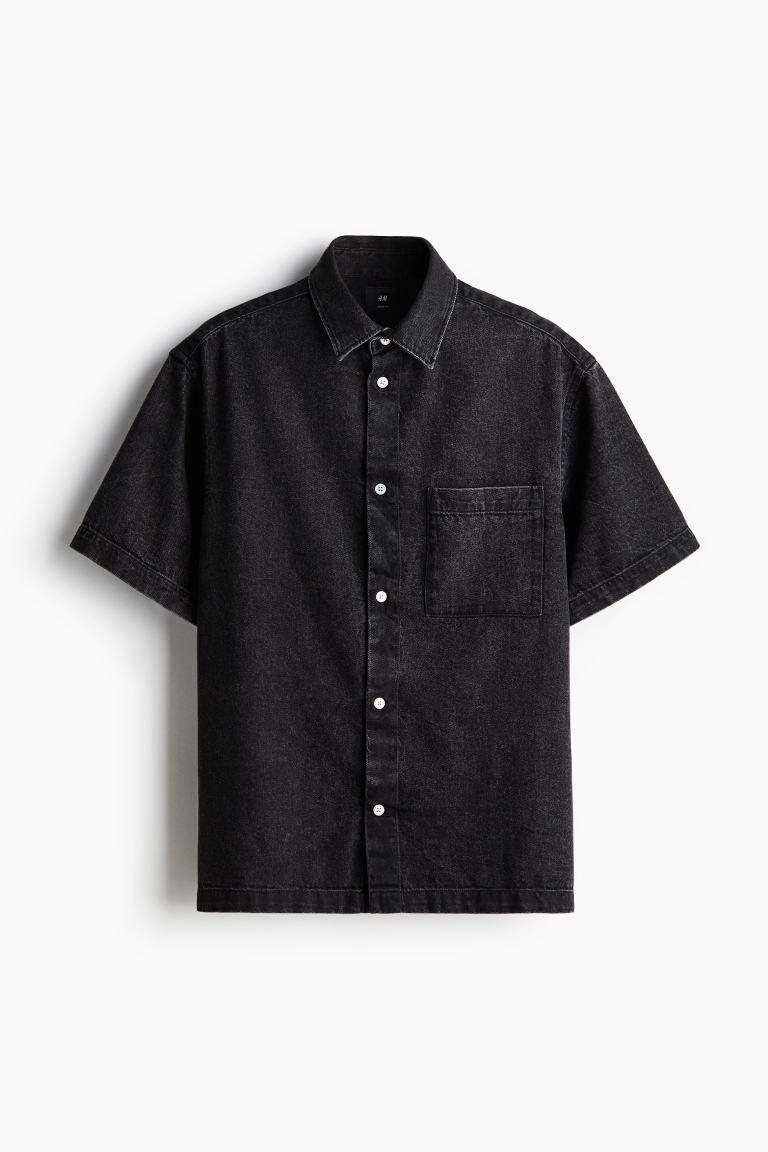 Loose-fit Denim Shirt Product Image