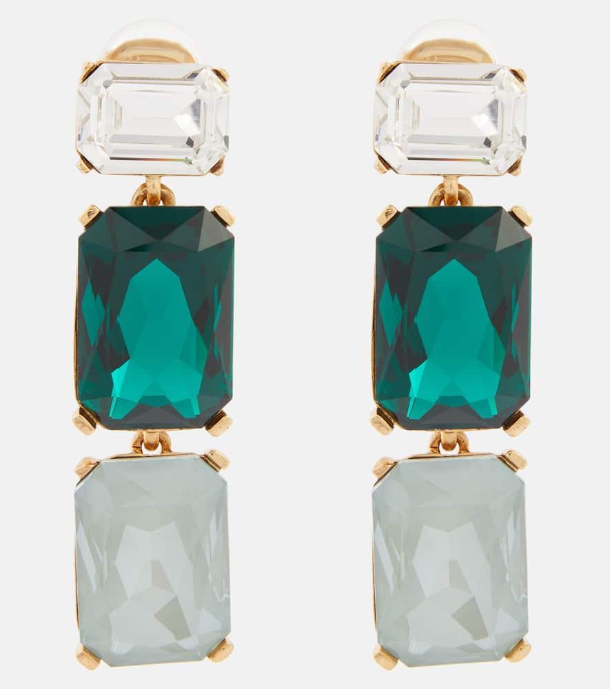 Crystal-embellished Earrings In Multicoloured Product Image