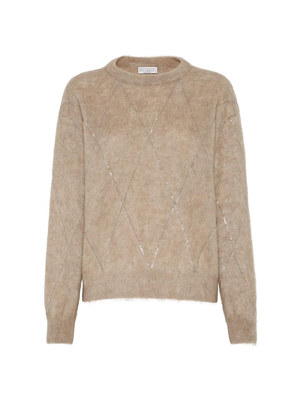 Womens Mohair, Wool, Cashmere and Silk Sweater Product Image