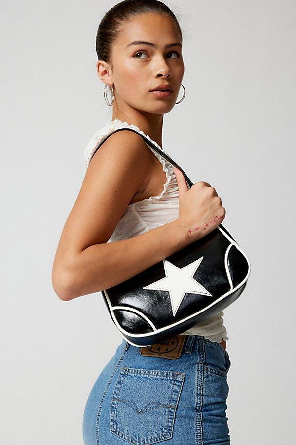 Daphne Moto Baguette Bag Womens at Urban Outfitters Product Image