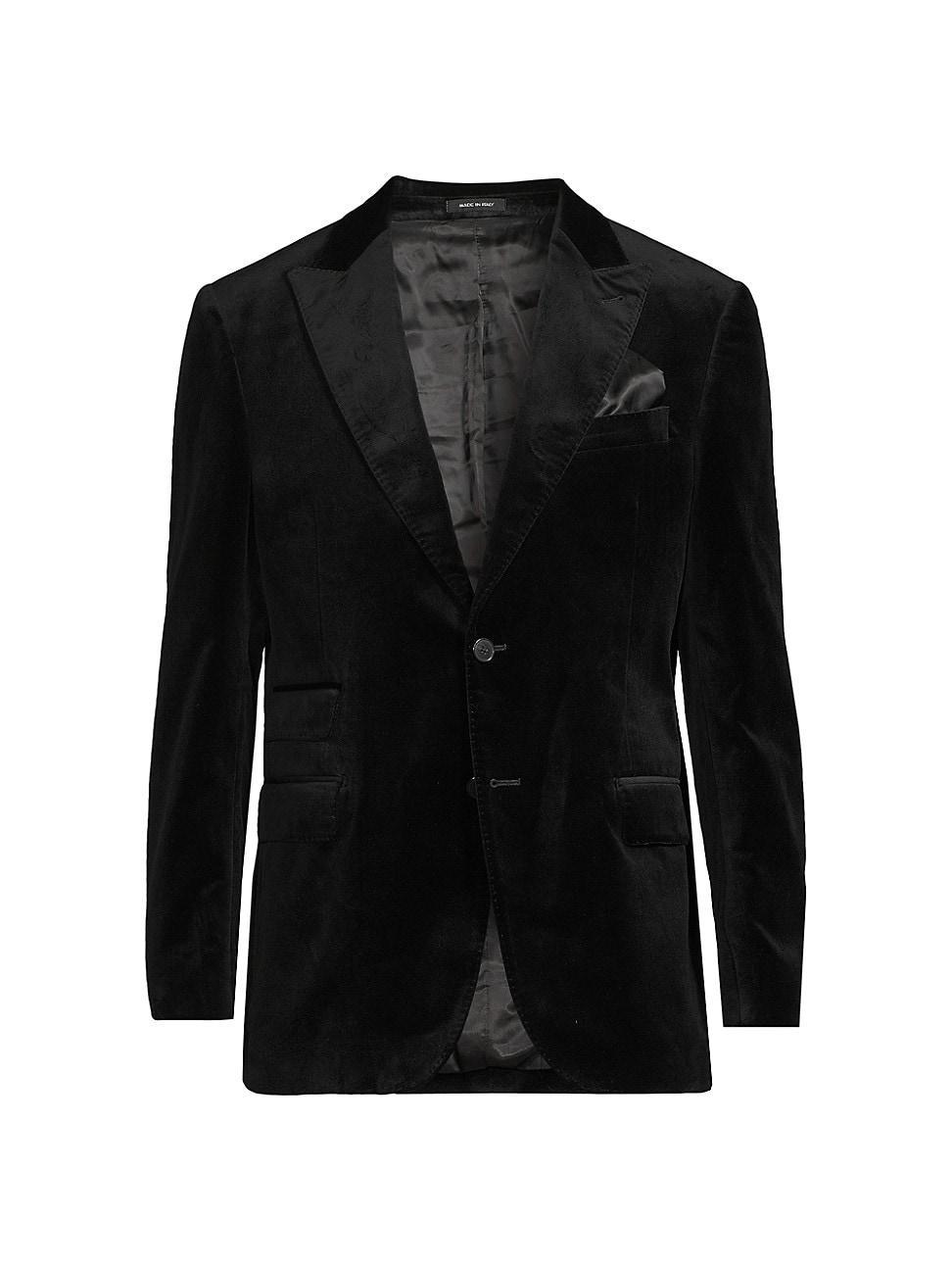 Mens COLLECTION Classic Velvet Jacket Product Image