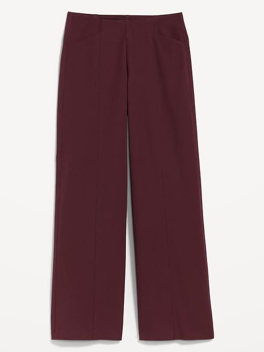 High-Waisted Pull-On Pixie Wide-Leg Pants Product Image