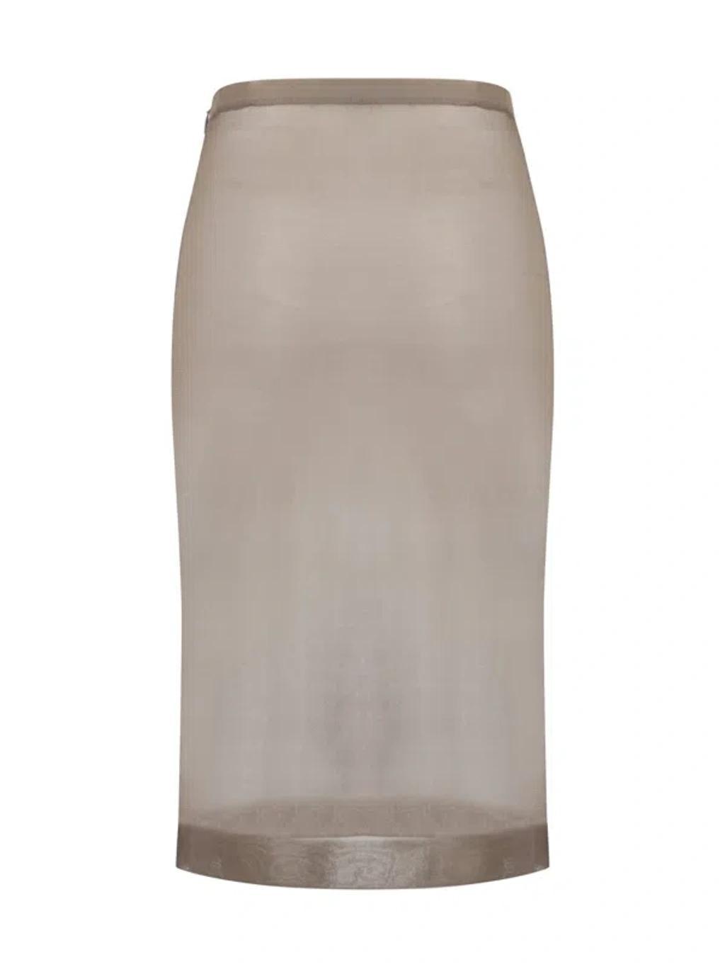 Skirt In Gris Taupe Product Image