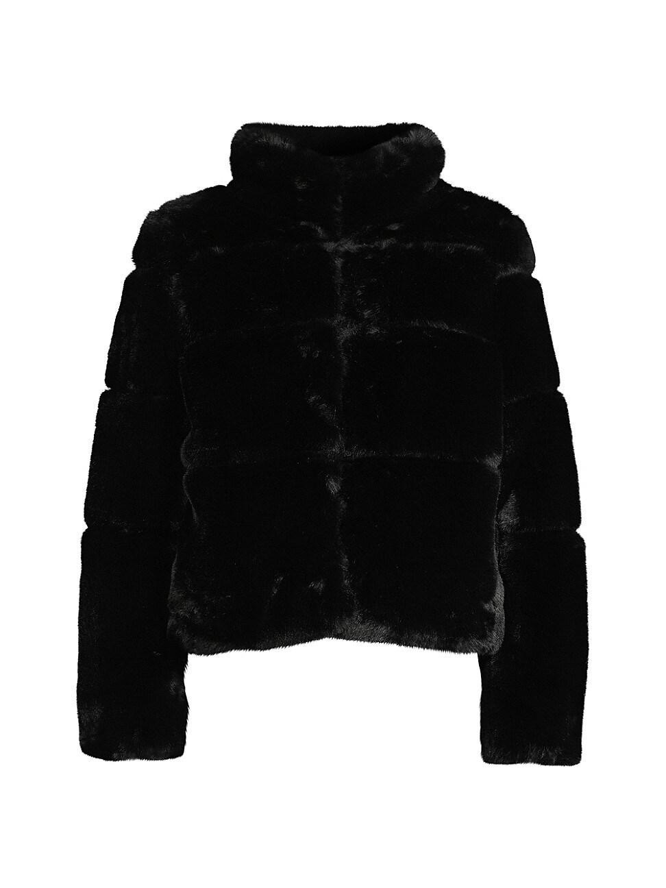 Womens Riviera Faux Fur Coat Product Image