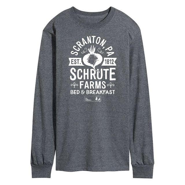 Mens The Office Schrute Farms Long Sleeve Tee Product Image