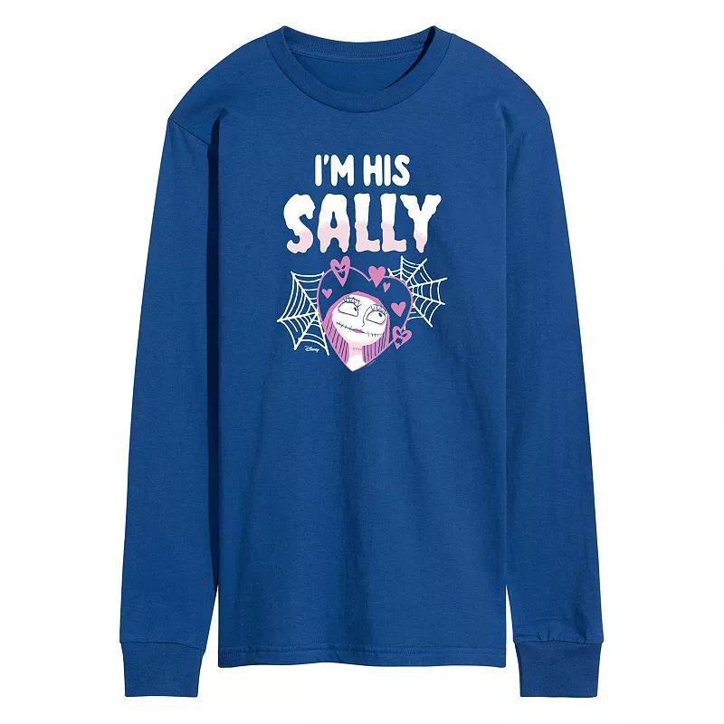 Disneys Nightmare At Christmas Mens Im His Sally Long Sleeve Graphic Tee Product Image