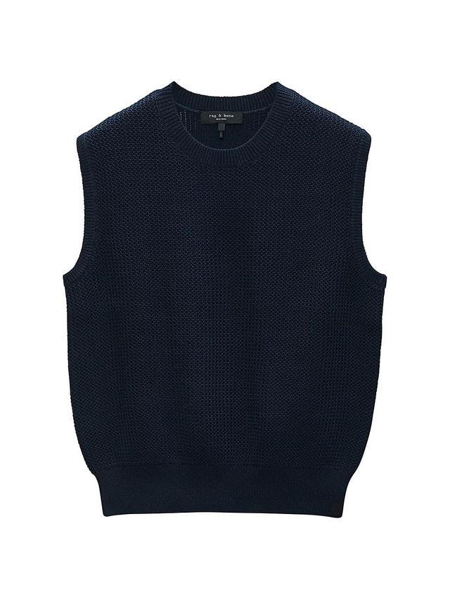 Mens Karson Cotton Sweater Vest Product Image