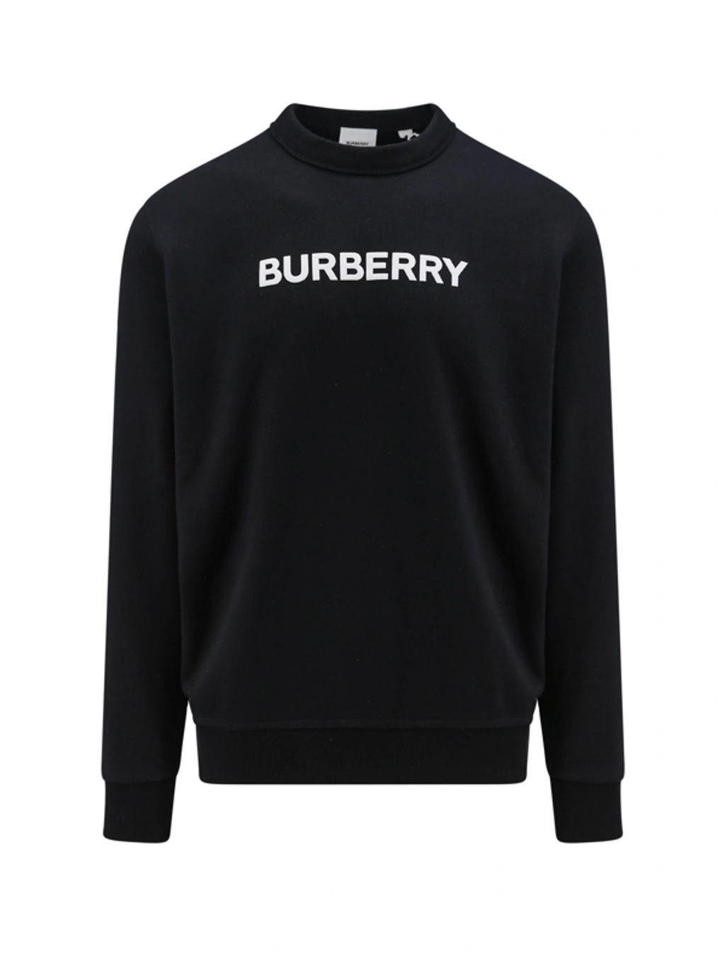 Logo Knit Wool Sweater In Black Product Image