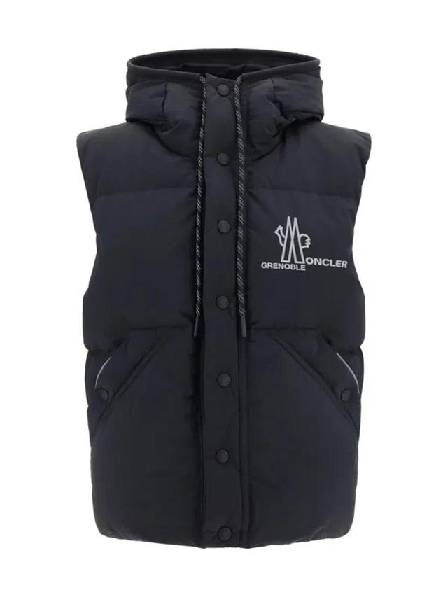 MONCLER Baldy Down Vest In Black Product Image