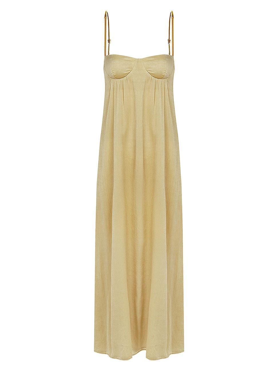 Womens Leona Bustier Hardware Maxi Dress Product Image