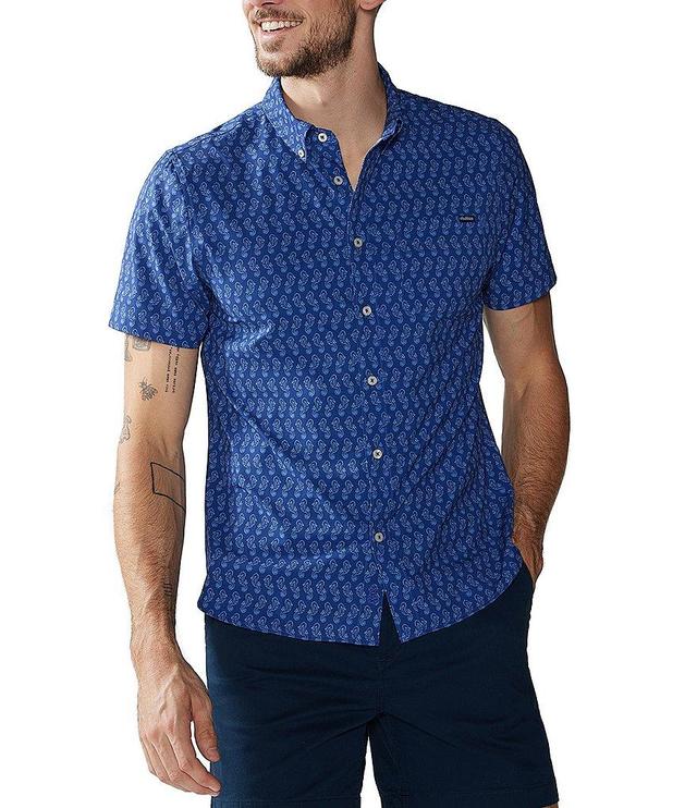 Chubbies Friday BreezeTech Allover Seahorse Print Short Sleeve Woven Shirt Product Image