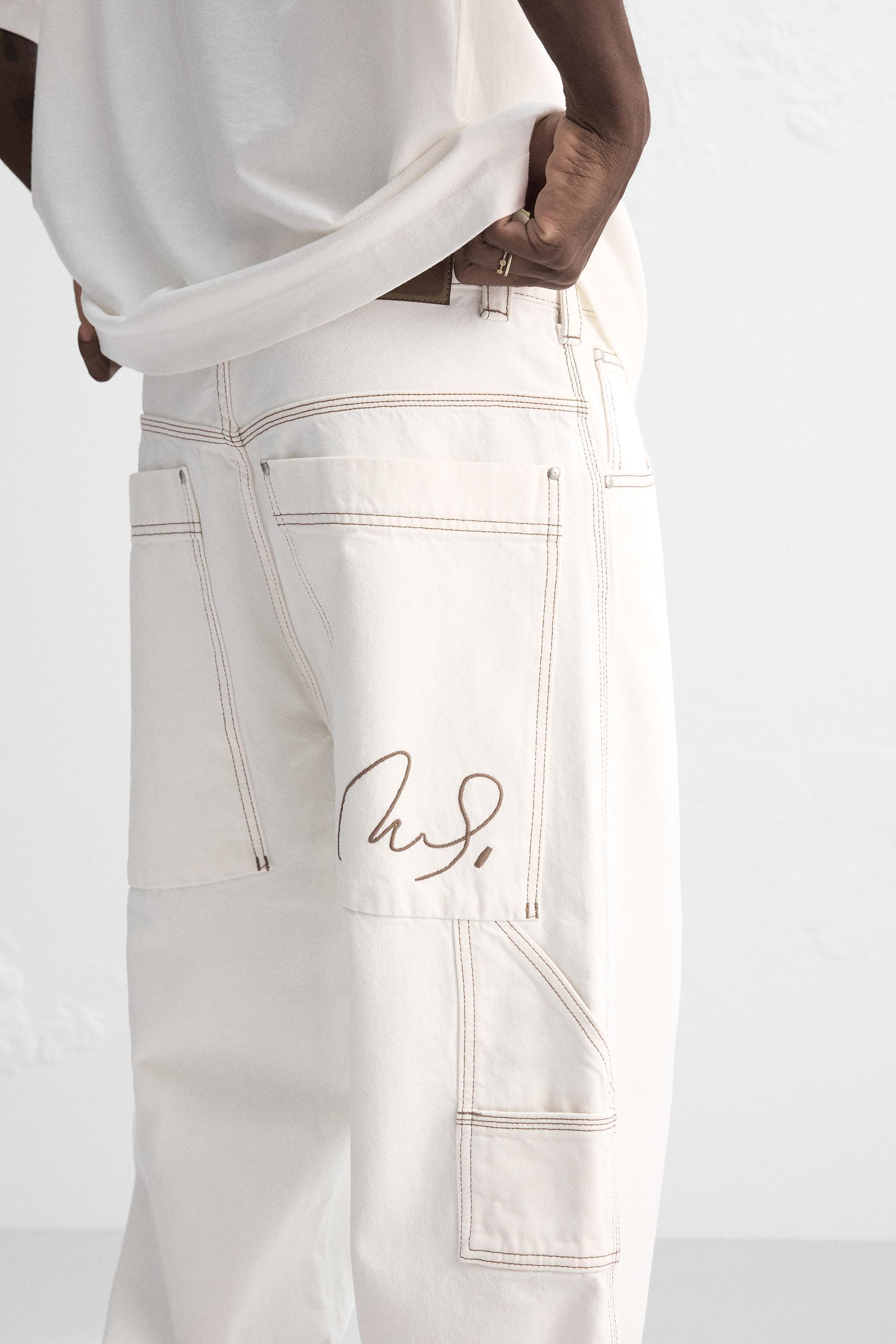 BAGGY JEANS WITH TOPSTITCHING Product Image