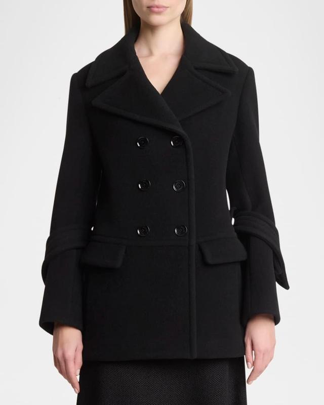 Rowen Double-Breasted Wool Coat Product Image