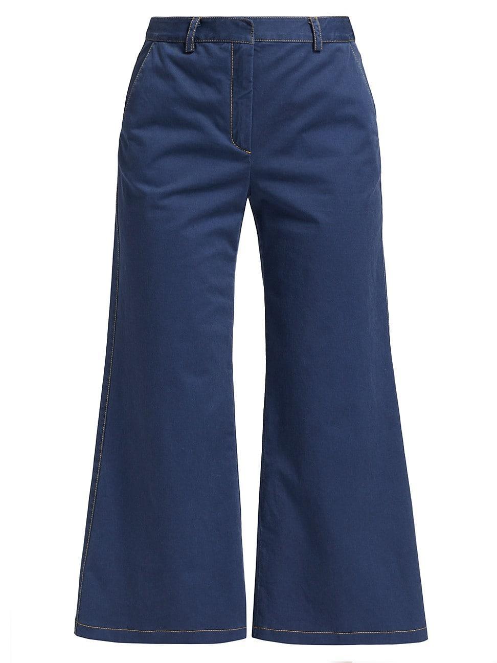 Womens Mercer Cropped Wide-Leg Pants product image