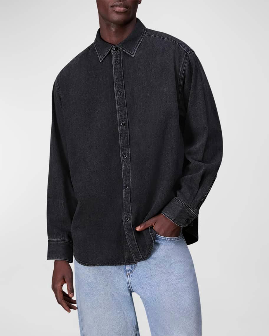 Mens Matthew Denim Button-Down Shirt Product Image