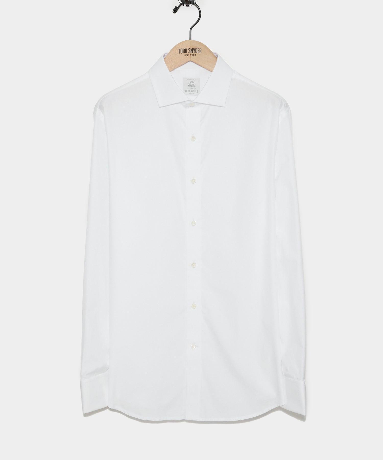 Plain Front Tuxedo Dress Shirt Product Image