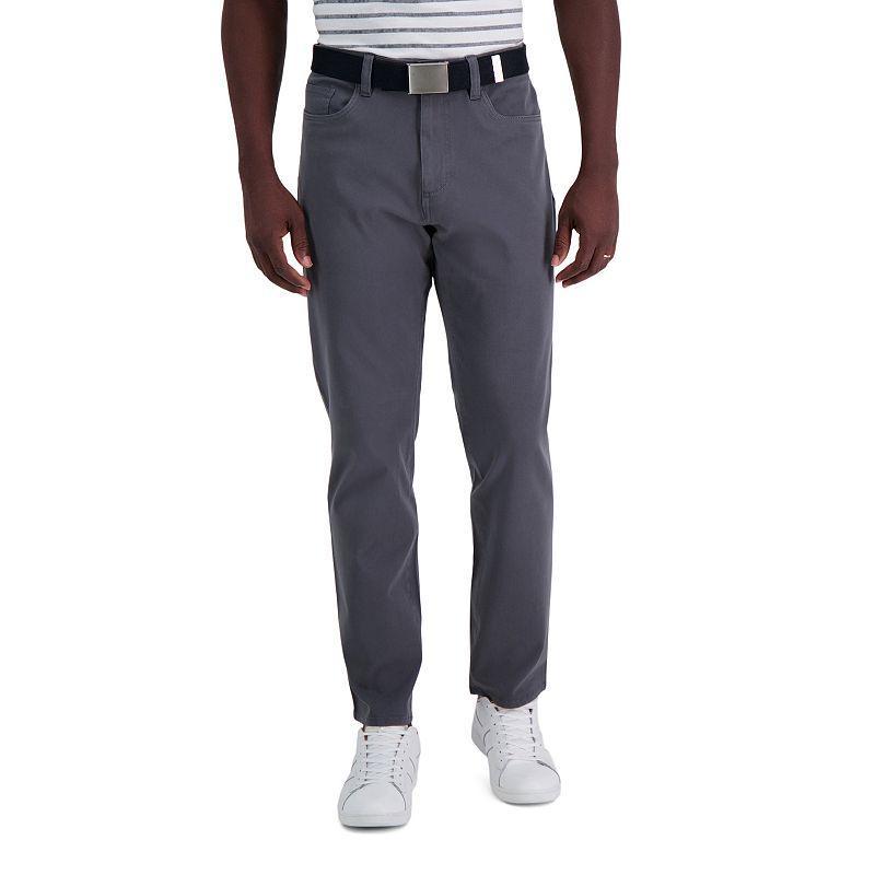 Mens Haggar The Active Series City Flex 5-Pocket Slim-Straight Pants Product Image