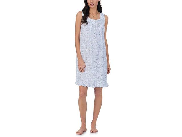 Eileen West Short Sleeveless Nightgown Multi) Women's Pajama Product Image