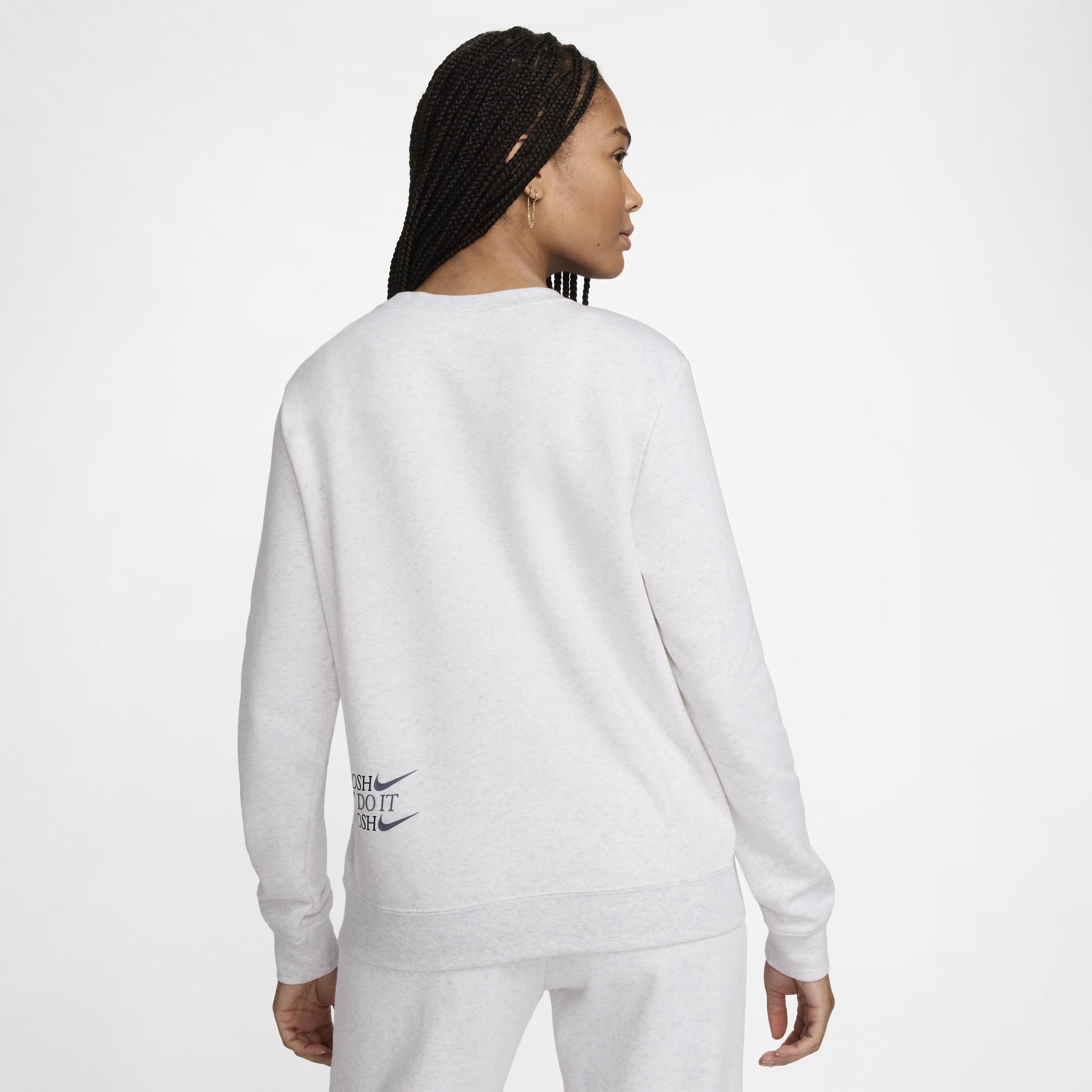 Women's Nike Sportswear Club Fleece Crew-Neck Sweatshirt Product Image