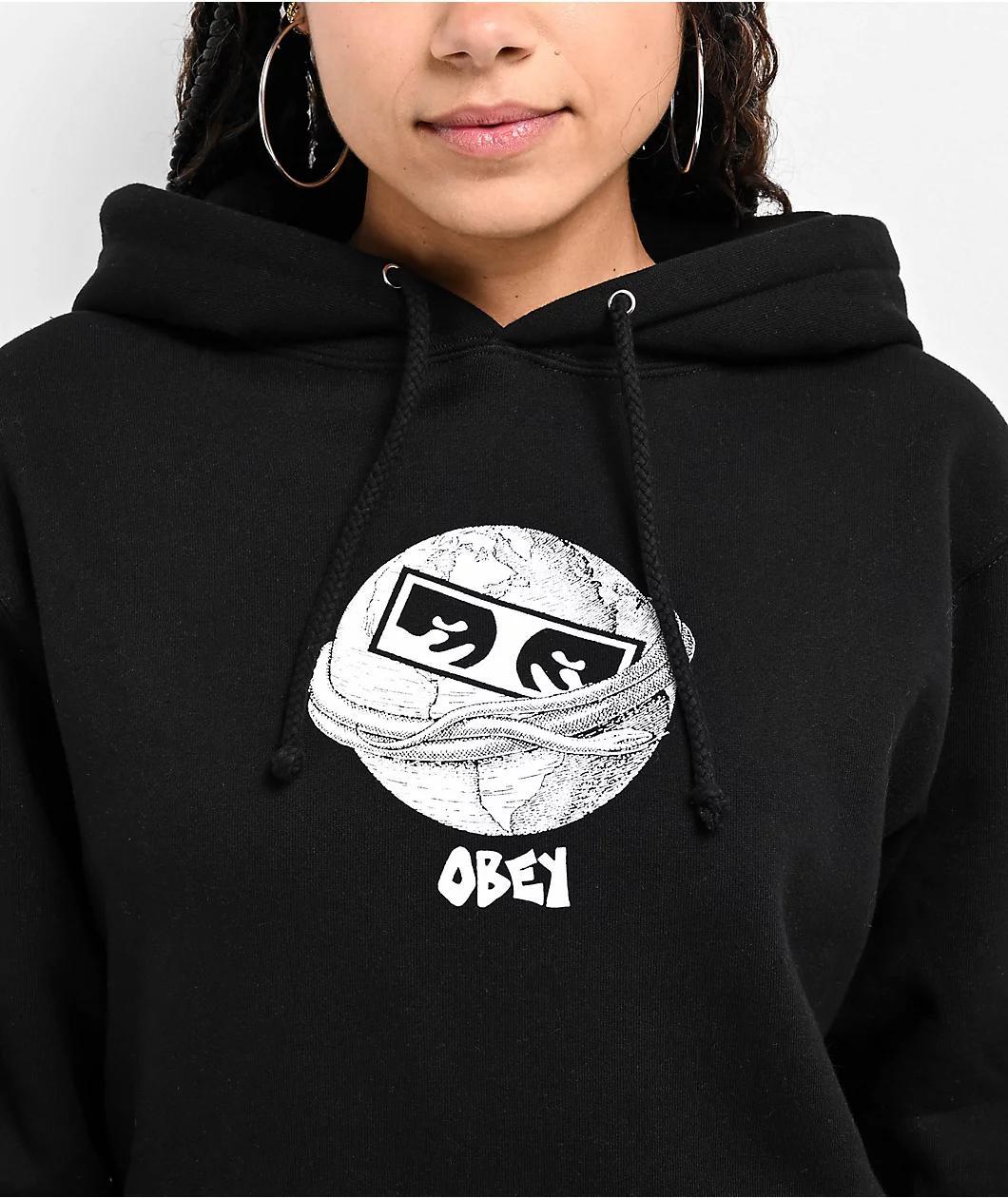 Obey Ouroboros Black Hoodie Product Image