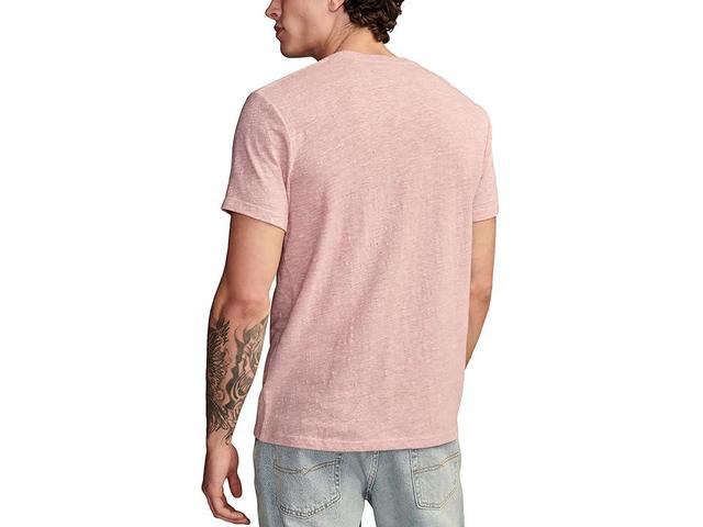 Lucky Brand Mens Linen Short Sleeve Pocket Crew Neck Tee Shirt Product Image