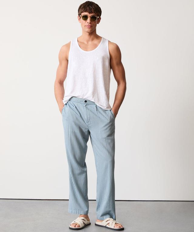 Relaxed Cotton Leisure Pant Stripe Product Image