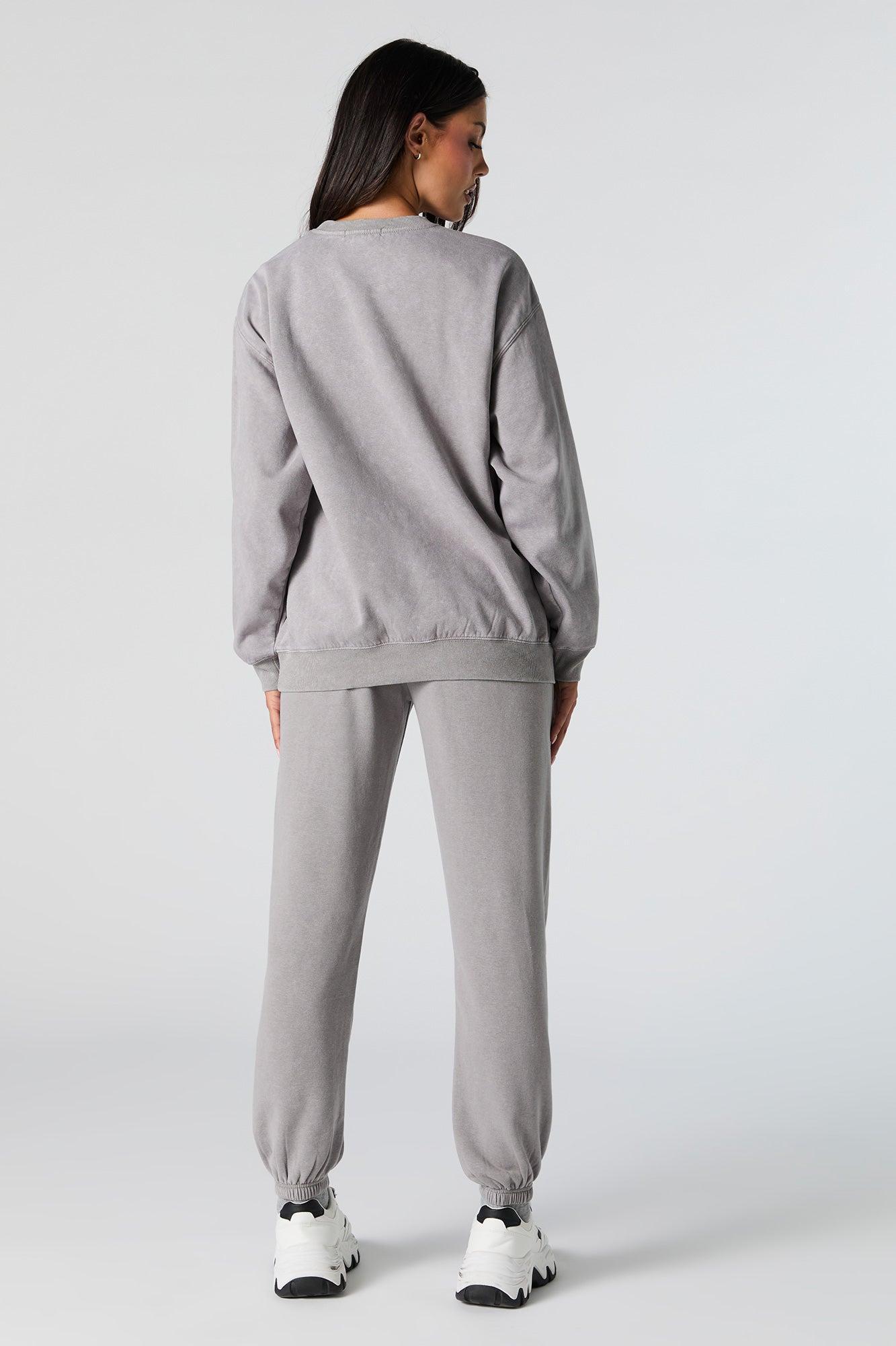 Washed Fleece Jogger Female Product Image