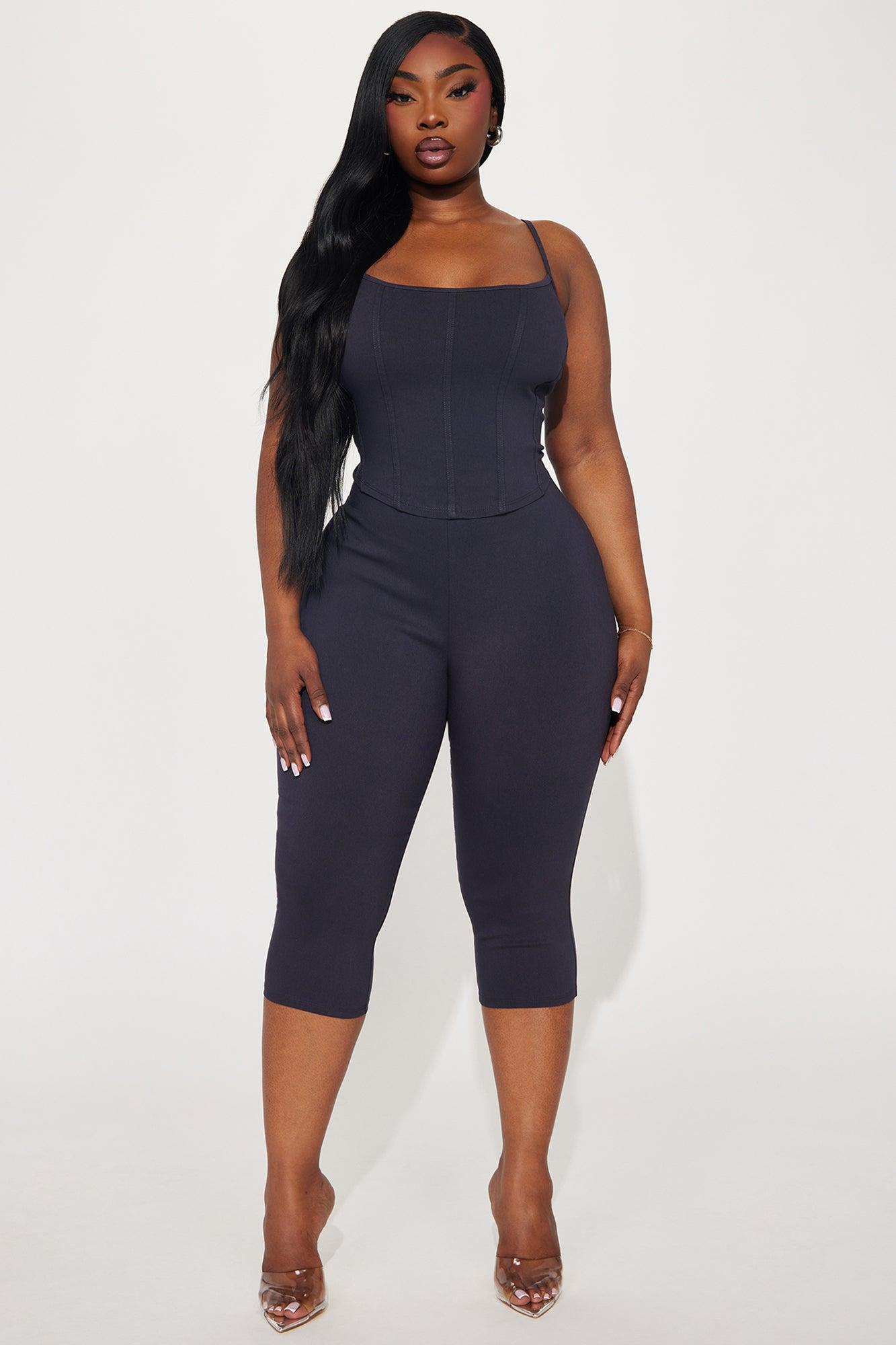 Marcella Capri Set - Navy Product Image