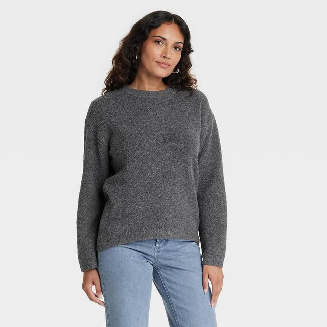 Womens Oversized Crewneck Pullover Sweater - Universal Thread XS Product Image