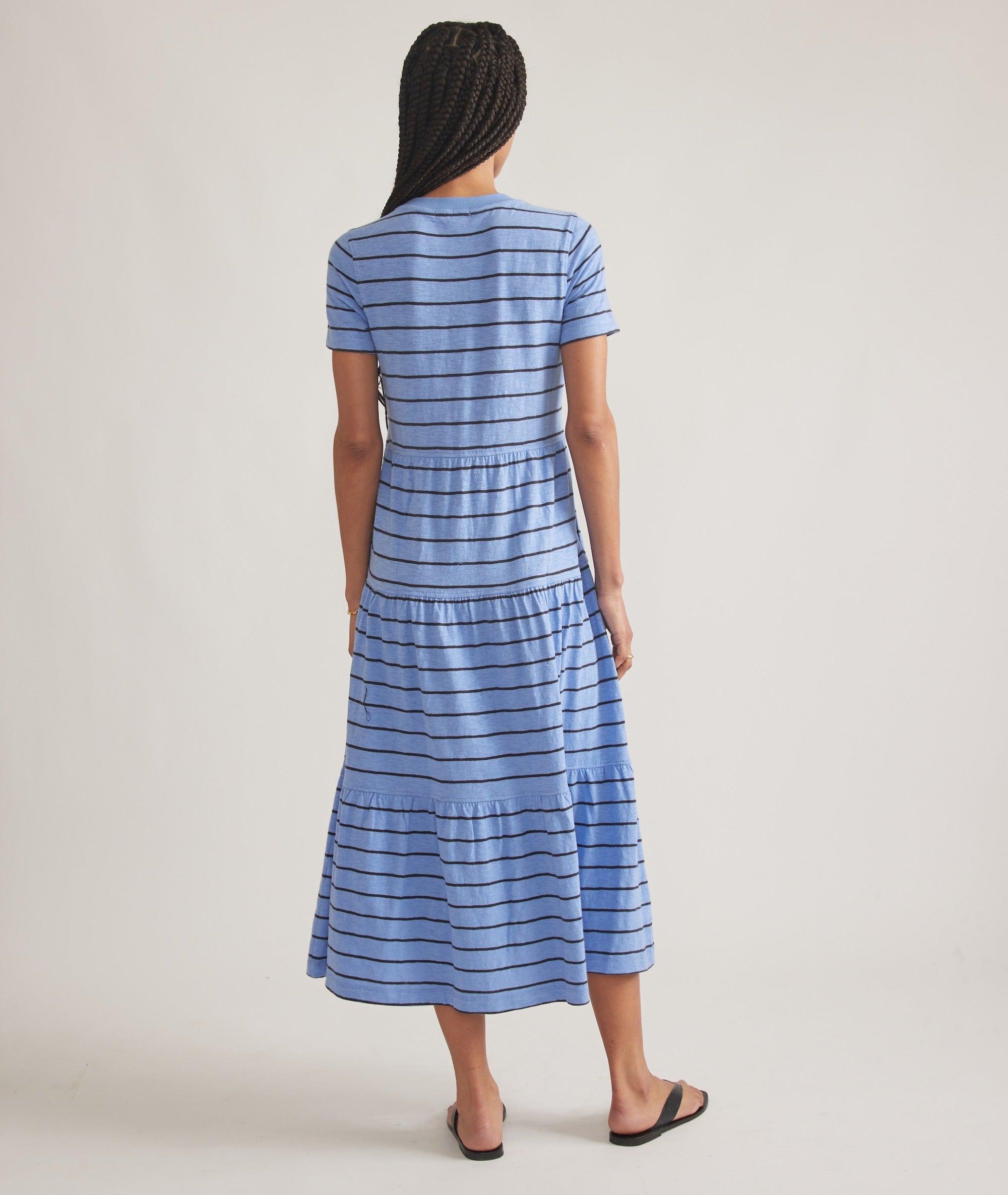 Vintage Slub Midi Dress Product Image