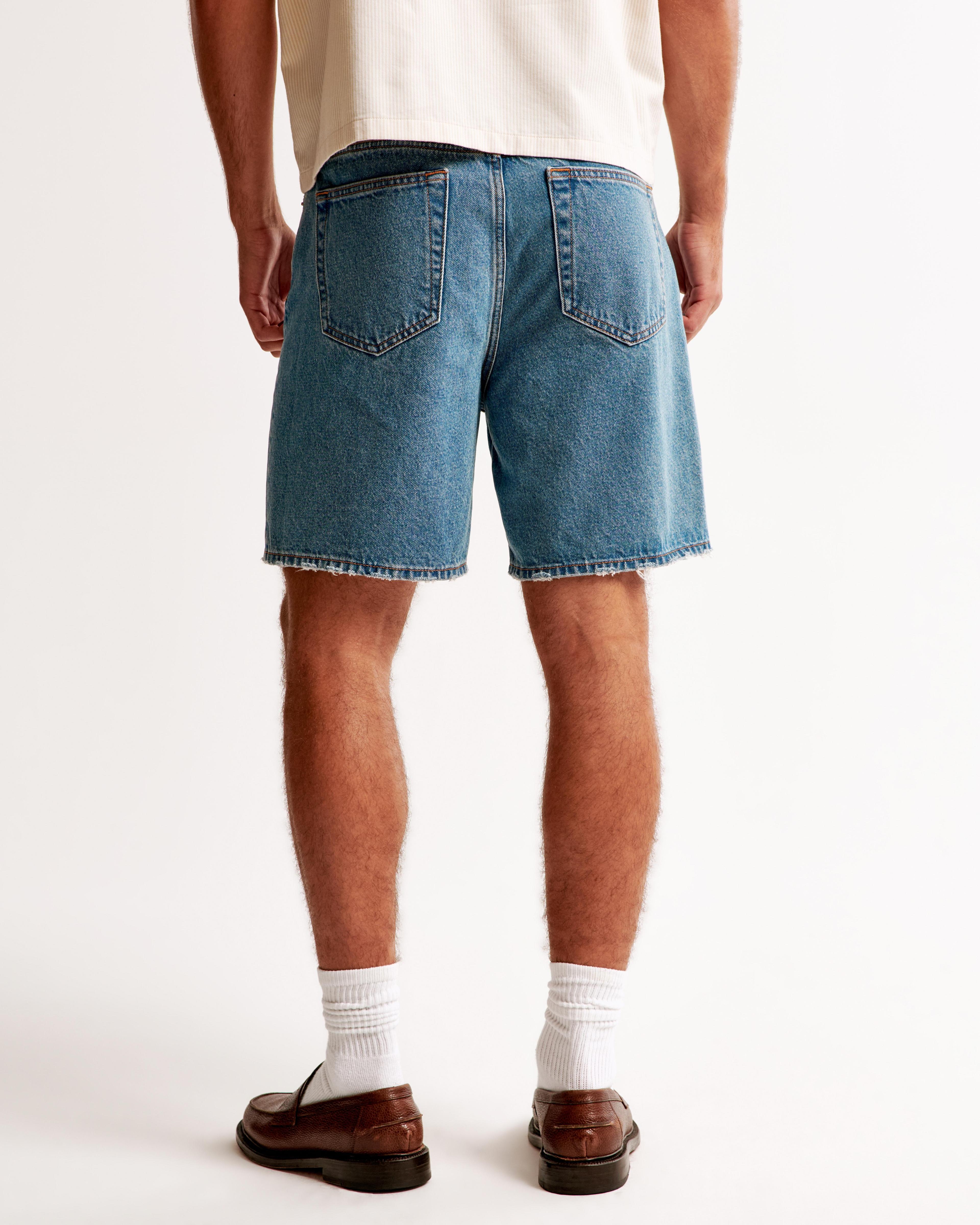 Loose Denim Short Product Image