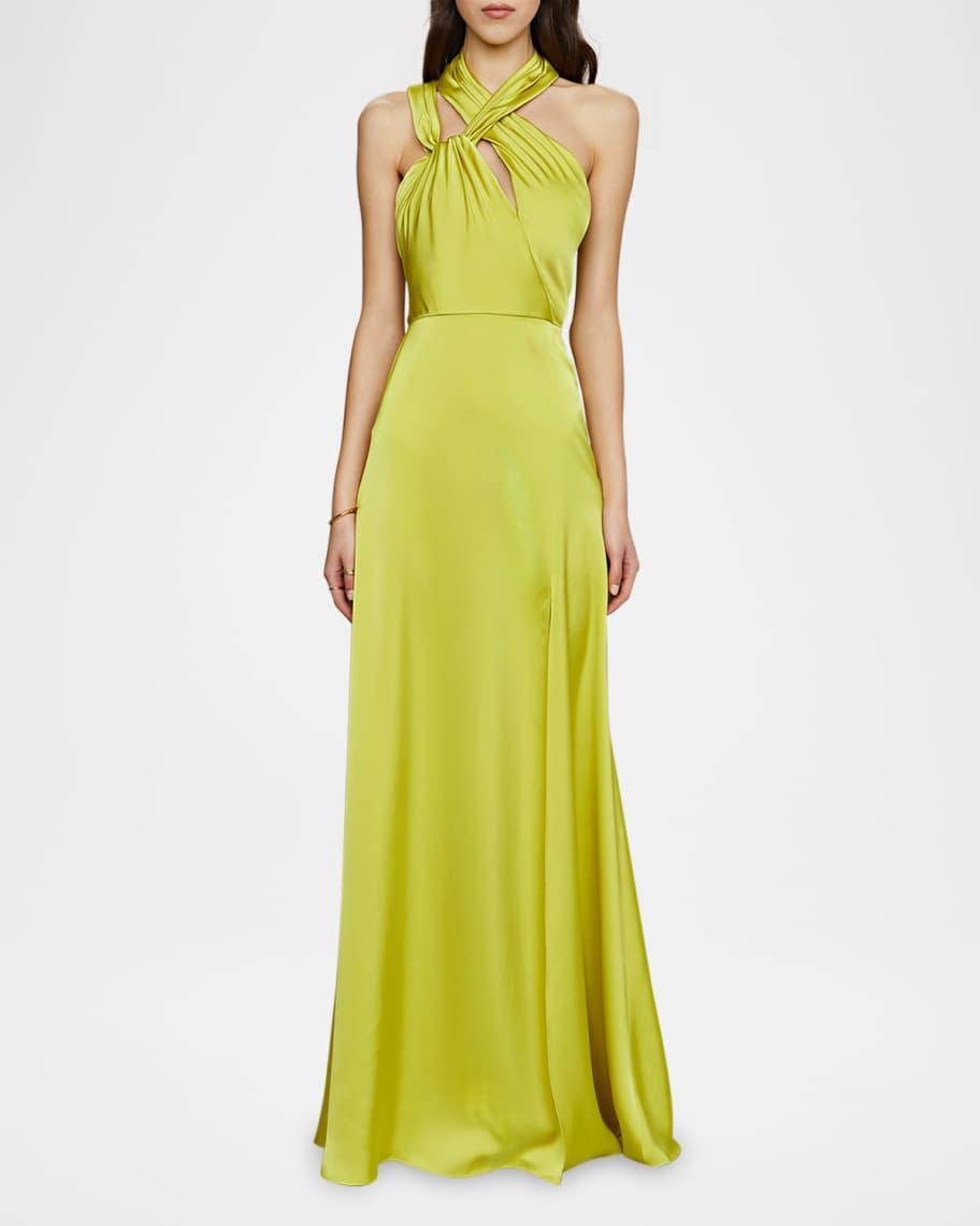 Allen Strappy Satin Gown product image