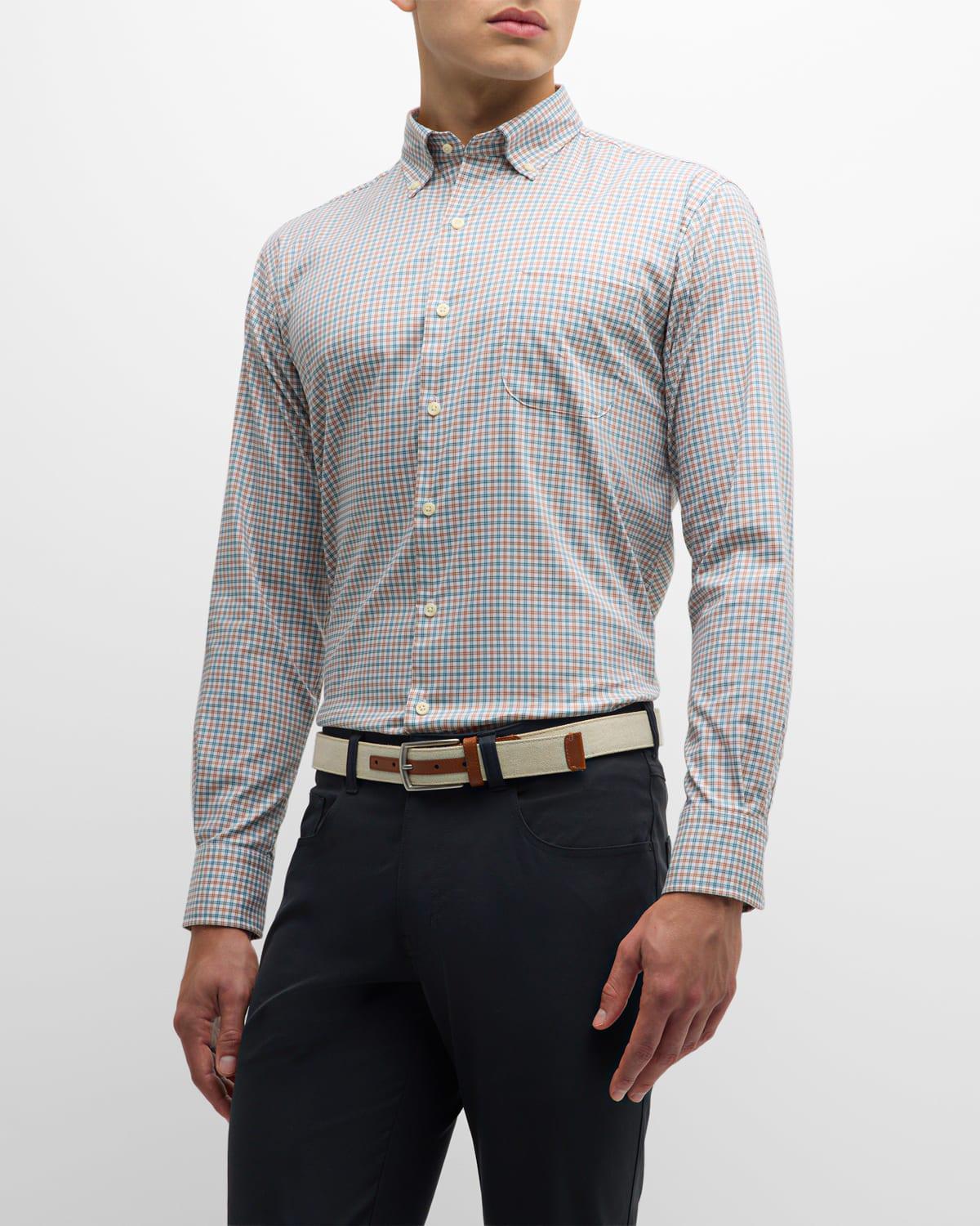 Mens Hamilton Crown Lite Cotton-Stretch Sport Shirt Product Image