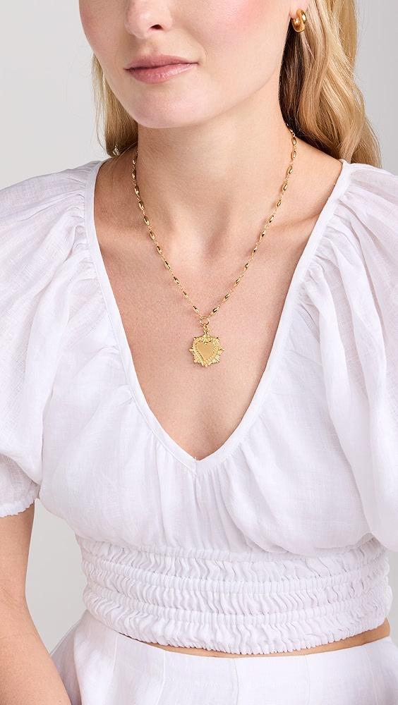 Brinker + Eliza Heart On Fire Necklace | Shopbop Product Image