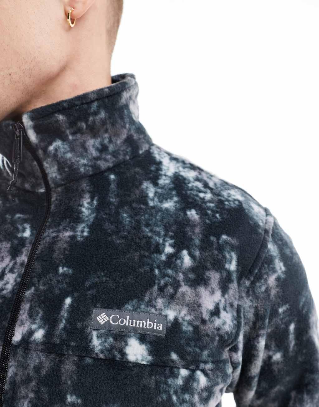 Columbia Steens Mountain printed jacket in gray Product Image