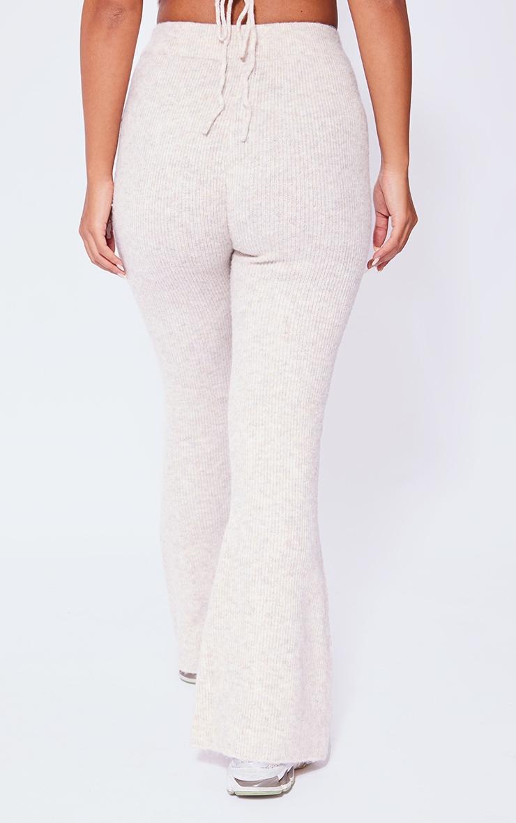 Petite Stone Luxe Knit Flared Pants Product Image