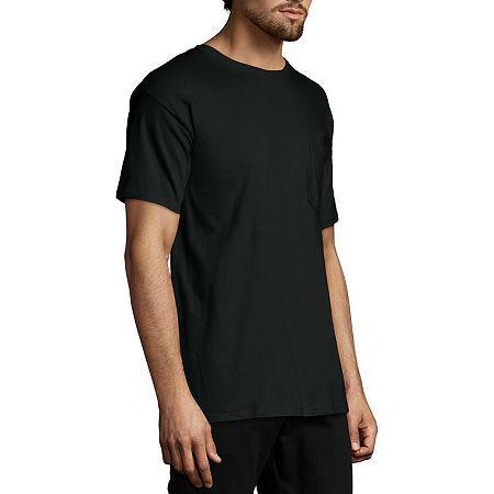 Hanes Beefy-T Unisex Pocket T-Shirt Black 2XL Product Image