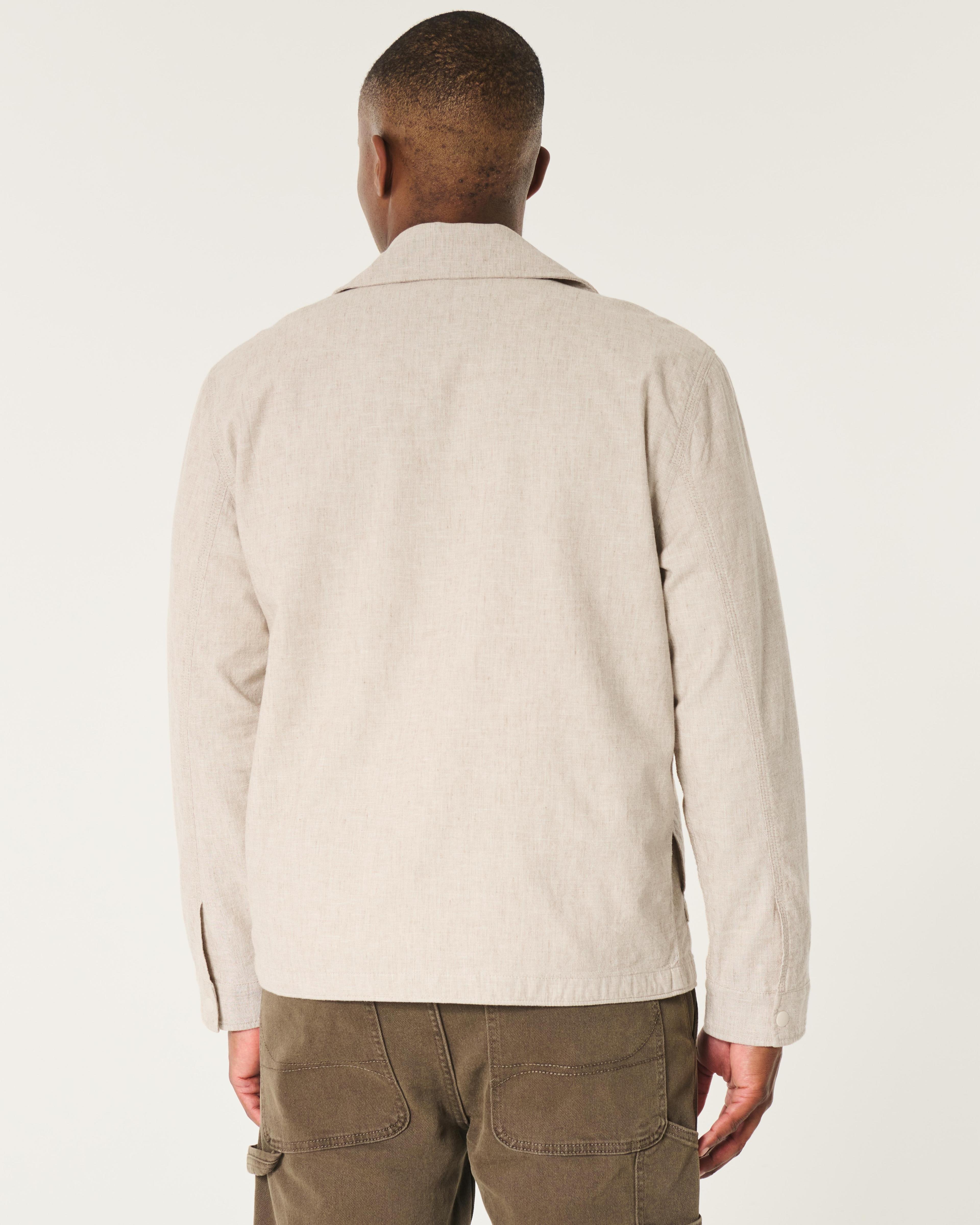 Linen Blend Chore Jacket Product Image