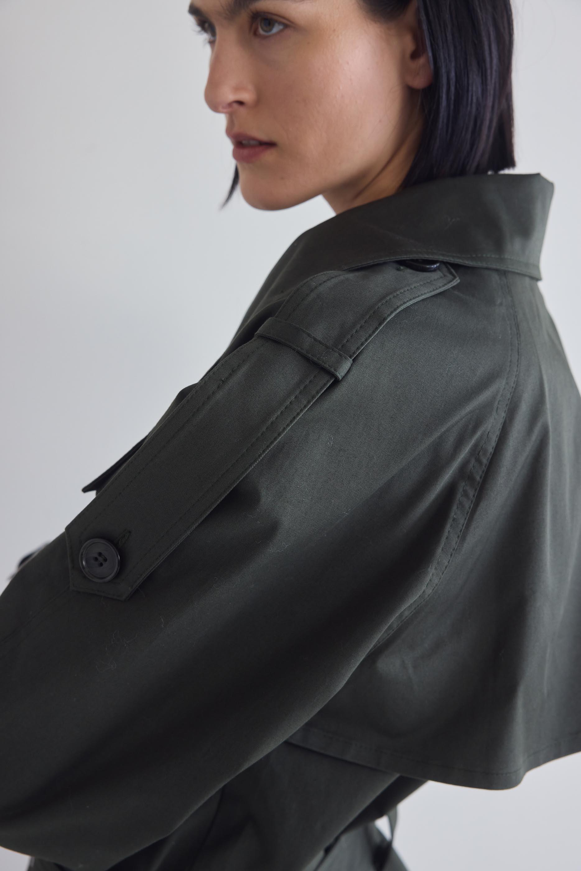 The Cropped Trench Coat Product Image