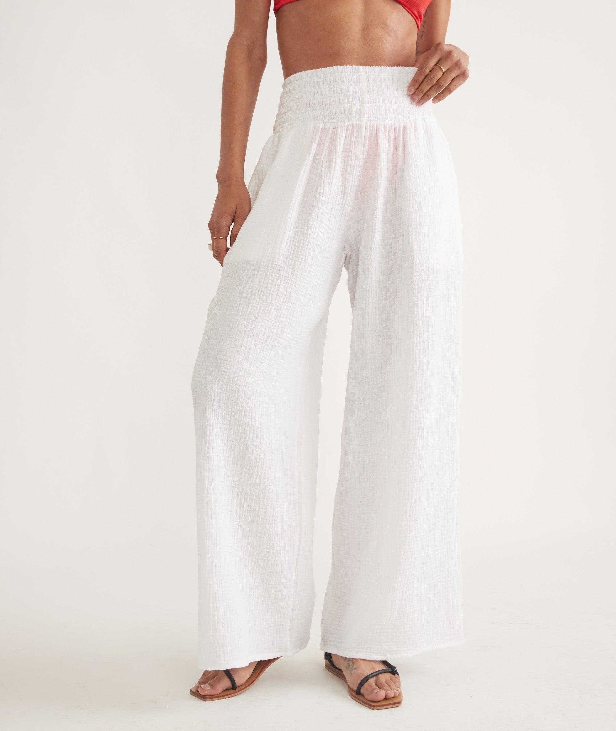 Sophia Double Cloth Palazzo Pant Product Image