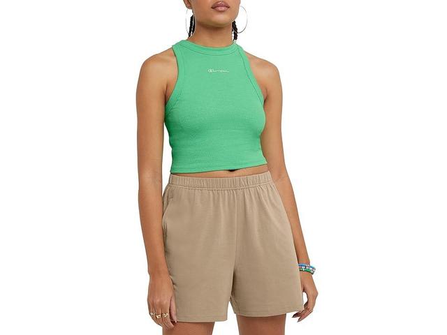 Champion Fitted Rib Tank (Happy Spring ) Women's Clothing Product Image