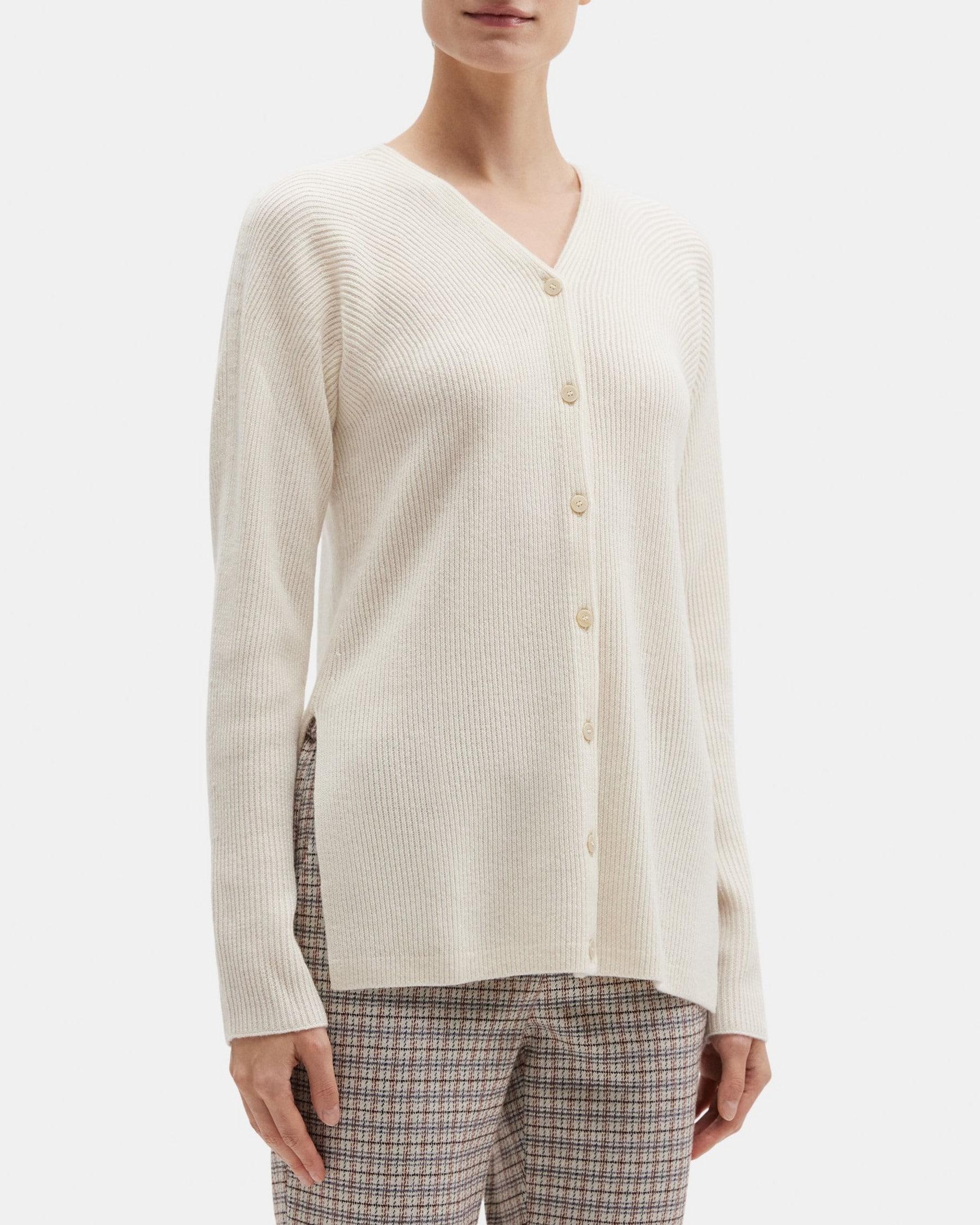 Slim Cardigan in Wool-Cashmere Product Image