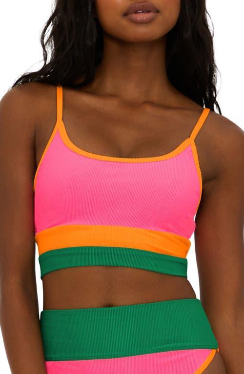 Beach Riot Eva Colorblock Bikini Top Product Image