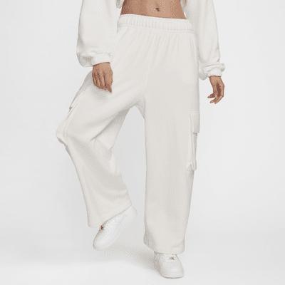 Women's Nike Sportswear Low-Rise Oversized French Terry Open-Hem Pants Product Image