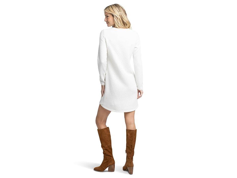 Southern Tide Milani Texture Dress (Marshmallow) Women's Clothing Product Image