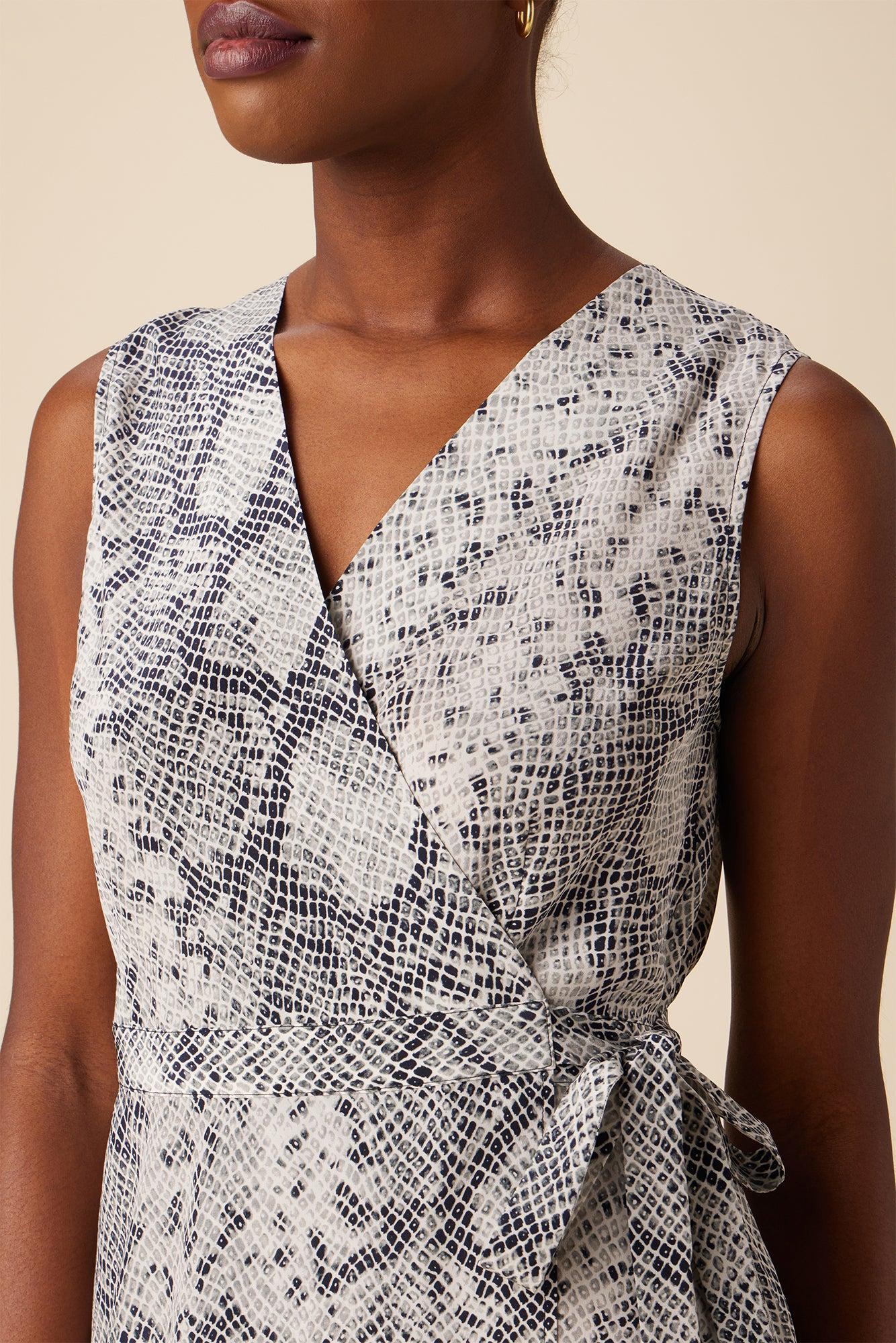 Ivy Washable Silk Dress - Serpentine Product Image