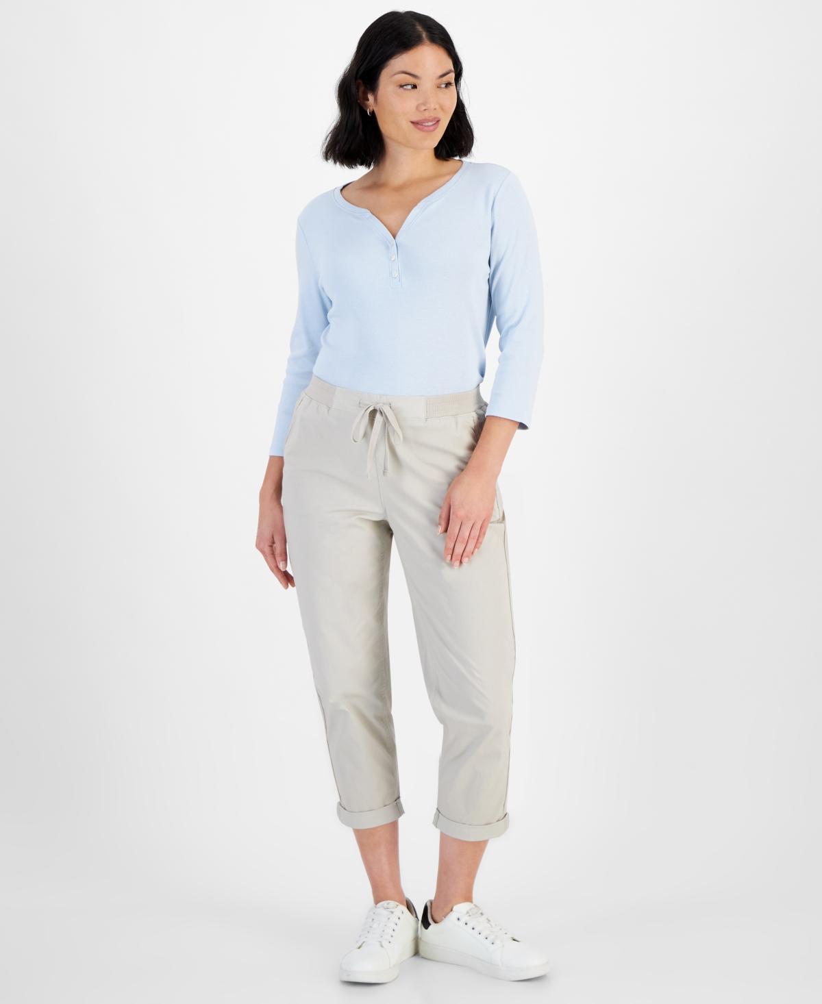 Style & Co Womens Pull On Cuffed Pants, Created for Macys Product Image