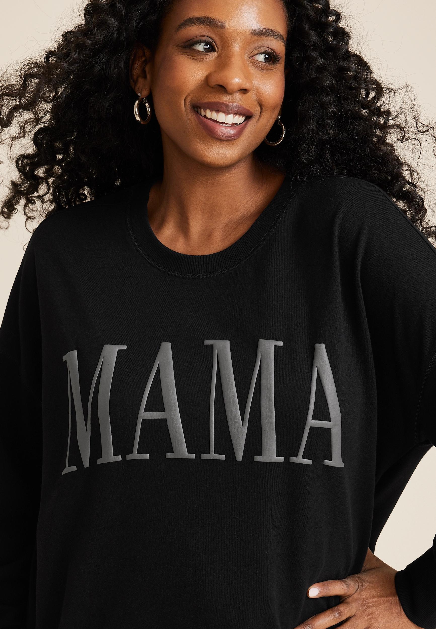 Maurices Plus Size Womens Mama Sweatshirt Size 1X Product Image