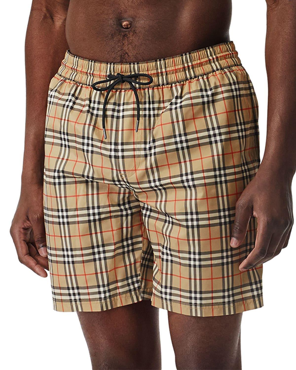 burberry Guildes Vintage Check Swim Trunks Product Image